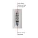 Globe Scientific Diamond™ PosiStop™ Single Channel Pipettor - Display Window Diagram