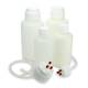 Globe Scientific Diamond® RealSeal™ Heavy Duty Vacuum Bottle, White with PP Screw Cap