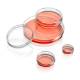 Globe Scientific Diamond® SureGro™ Cell Culture Dish, Tissue Culture Treated, Clustered with Red Liquid