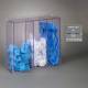 Poltex DISP3-W Multi-Dispenser with Lid - Wall Mount (PPE Supplies are Not Included)