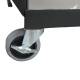 Accucold DOLLYPHC Dolly for Blanket Warmer - Close-up View of the Caster