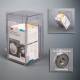 Poltex DUSTMSK-M Dust Proof N95 Mask Dispenser, Magnet Mount (Mask Box and Masks are Not Included)
