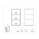 Poltex DWRTOW3 3 Drawer Tower - Dimensions