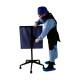 Phillips Safety Easy Adjust Mobile Lead Porta-Shield - Showing Adjustable Height