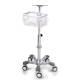 Edan Center Pole Trolley with Basket and Locking Casters for Vital Sign Monitors