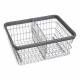 R&B Wire E/DIVIDER Adjustable Chrome Divider for E Wire Basket (Wire Basket is Sold Separately)