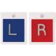 Plastic Markers - 5/8" "L" & "R" Without Initials