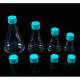 NEST Scientific Erlenmeyer Flask, PETG, Flat Bottom - 1000 mL, 500 mL, 250 mL, and 125 mL. Available with either Vent Filter Cap or Plug Seal Cap.
