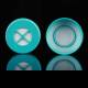 Vent cap with 0.22 μm hydrophobic filters for gas exchange without contamination.