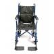 Everest & Jennings® Lightweight Aluminum Transport Chair, Blue - Front View