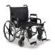 Everest & Jennings® Paramount® XD Bariatric Heavy Duty Wheelchair with Detachable Desk Arms - With Elevating Legrests