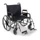 Everest & Jennings® Paramount® XD Bariatric Heavy Duty Wheelchair with Detachable Desk Arms - With Swingaway Footrests