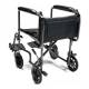 Everest & Jennings® Steel Transport Chair - Folded Down Back View