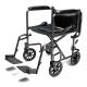 Everest & Jennings® Steel Transport Chair - Folded Down Front View