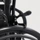 Everest & Jennings® Traveler® HTC Heavy Duty Wheelchair with Fixed Desk Arms and Elevating Legrests - Rear Wheel Lock