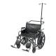 Everest & Jennings® Traveler® HTC Heavy Duty Wheelchair with Fixed Desk Arms and Elevating Legrests (Composite Footplate is Not Included)