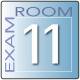 Clinton EX11-B Skytone Exam Room Sign 11