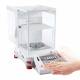 OHAUS Explorer™ 30139513 and 30139514 Semi-Micro Balance with Auto Door Series - Both Doors Open (Flask is not Included)