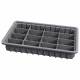 Harloff EXTRAY3 Drawer Exchange Tray with Adjustable Plastic Dividers for 3" High Drawers