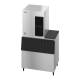 Hoshizaki F-1501MWJ-C Slim-Line Series Water-Cooled Modular Medium Cubelet Ice Machine, Up to 1,376 lb/24-Hour Ice Production - On Ice Storage Bin Top Right Angle View (Ice Storage Bin is Sold Separately)