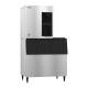 Hoshizaki F-2001MWJ Water-Cooled Modular Flaker Ice Machine, Up to 2,043 lb/24-Hour Ice Production - On Ice Storage Bin Left Angle View (Ice Storage Bin is Sold Separately)