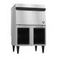 Hoshizaki F-330BAK-C Air-Cooled Self-Contained Mini Cubelet Ice Machine with Built-In Storage Bin, Up to 300 lb/24-Hour Ice Production - Left Angle View