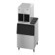 Hoshizaki F-801MAJ-C Slim-Line Series Air-Cooled Modular Small Cubelet Ice Machine, Up to 690 lb/24-Hour Ice Production - On Ice Storage Bin Top Right Angle View (Ice Storage Bin is Sold Separately)