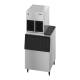 Hoshizaki F-801MWJ Slim-Line Series Water-Cooled Modular Flaker Ice Machine, Up to 680 lb/24-Hour Ice Production - On Ice Storage Bin Top Right Angle View (Ice Storage Bin is Sold Separately)