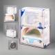 Poltex FACESHLD2VM-M Face Mask with Shield Holder, 2 Box Capacity - Magnet Mount (Mask Boxes and Masks are Not Included)