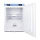 Accucold Compact All-Refrigerator with Front Control Panel, 2 Wire Shelves, Solid Door, 2.4 Cubic Feet - Door Opened