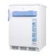 Accucold FF7LWBIMED2 MED2 Series Height-Adjustable Built-In All-Refrigerator with 3 Wire Shelves, Right Handle Solid Door, 5.5 Cubic Feet - Left Angle