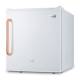 Accucold Compact All-Refrigerator with LED Interior Lighting, Antimicrobial Pure Copper Handle, 1 Wire Shelf, Solid Door, 1.7 Cubic Feet - Left Angle