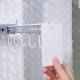 Universal Medical Inc. FI100629 Hanging Catheter Slide Rack with Nine Hooks - 24" Deep (Storage cart is sold separately)