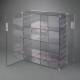 Poltex FIRSTAID-W First Aid Cabinet, Wall Mount - Open