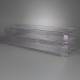Poltex FOLEYSTAK434START Modular Foley Catheter Rack Starter Pack, 2-Pocket - 34" Length