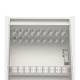 Capsa SAS-4018 TruAir™ Powder-Coated Metal Scope Storage Cabinet, Full-Width for Large-Diameter Endoscope, 18 Capacity - Front Rotating Scope Hooks