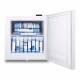 Accucold FS24LGP Compact All-Freezer with Digital Thermostat, 1 Wire Shelf, 1.4 Cubic Feet - Door Opened Filled with Ice Packs (Ice Packs are not Included)
