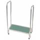 MRI Non-Magnetic Single Step Stool with Dual Handrails