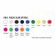 Fully Sewn Vinyl Basket Truck - Color Swatches