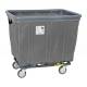 R&B Wire Fully Sewn Vinyl Bumper Truck with 4 Swivel Casters - Gray