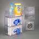 Poltex GB2BIN-M Dual Glove Box Holder with Bin - Magnet Mount (Hand Sanitizer, Wipes, Glove Boxes, and Gloves are Not Included)