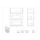 Poltex GB2BIN Dual Glove Box Holder with Bin - Dimensions