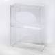 Poltex GBACOV2-W Wall-Mount Acrylic Glove Box Holder - 2 Box Capacity