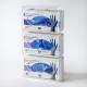 Poltex GBACOV3-W Wall-Mount Acrylic Glove Box Holder, 3 Box Capacity - With Glove Boxes (Glove Boxes and Gloves are Not Included)