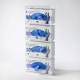 Poltex GBACOV4-W Wall-Mount Acrylic Glove Box Holder, 4 Box Capacity - With Glove Boxes (Glove Boxes and Gloves are Not Included)