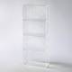 Poltex GBACOV4-W Wall-Mount Acrylic Glove Box Holder - 4 Box Capacity