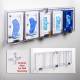 Poltex GBCAB5-W Front-Load Glove Box Cabinet, 5 Box Capacity - Components (Glove Boxes and Gloves are Not Included)