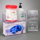 Poltex GBHSAN-W Glove Box Holder with Bin - Wall Mount (Hand Sanitizer, Wipes, Glove Box, and Gloves are Not Included)