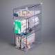 Poltex GBKIMPARBIN Benchtop Deluxe Organizer - Right Angle Back View (Kimwipes, Parafilm, Glove Box, Gloves, and Other Supplies are Not Included)