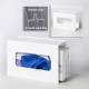 Poltex GBWHTAC1 White Acrylic Glove Box Holder, 1 Box Capacity - Components (Glove Box and Gloves are Not Included)